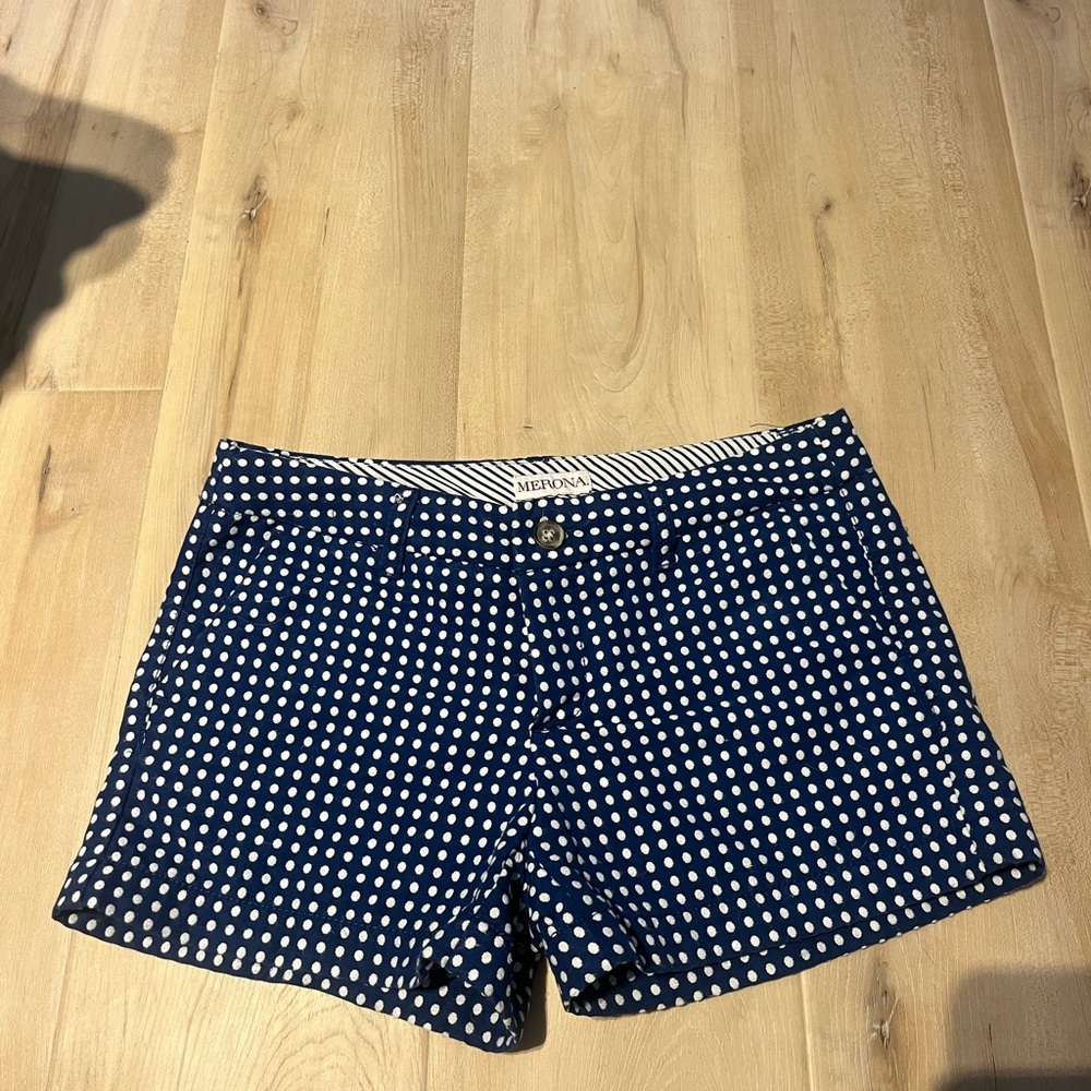 Merona Navy Blue Polka Dot Women’s Shorts
